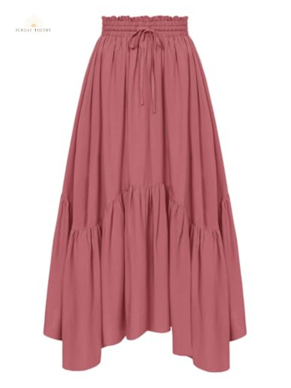 Flowy Boho Renaissance Maxi Skirt with Pockets
